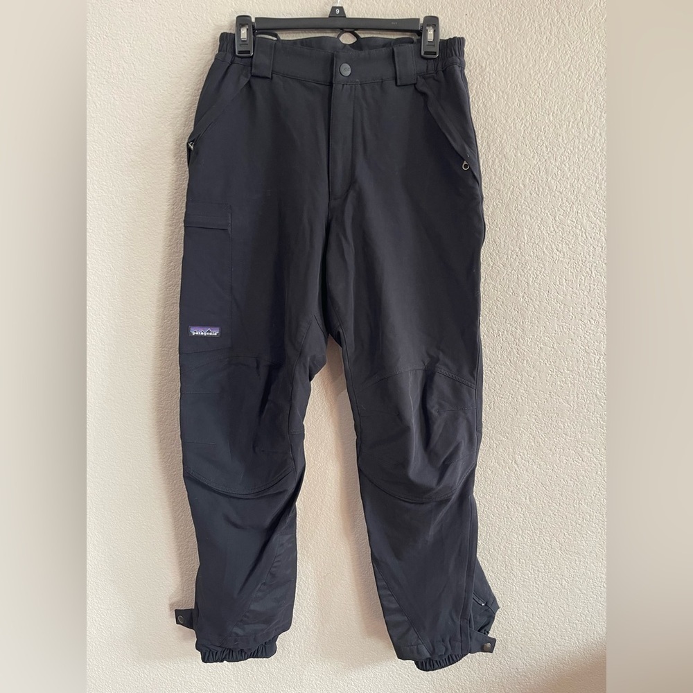 Patagonia super guide pants women’s size 10 black outdoor pants winter pants